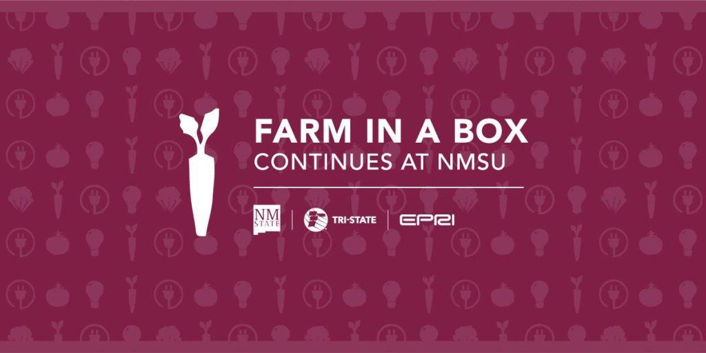 Tri-State support of “Farm in a Box” continues at New Mexico State University in Grants